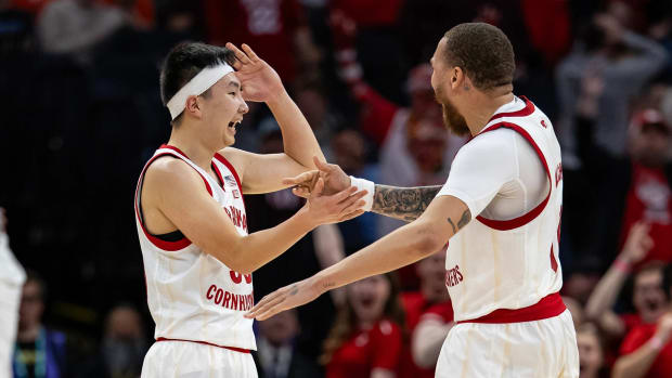 Keisei Tominaga 2024 B1G MBB Tournament Nebraska vs Indiana